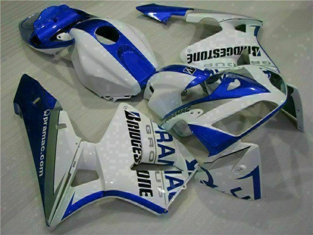 Blanco Azul Moto Plástica Honda CBR 600 RR 05-06 Blanco Azul Moto Plástica Honda CBR 600 RR 05-06