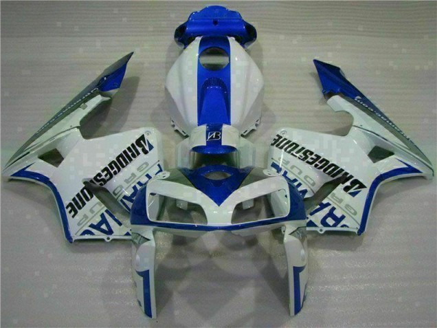 Blanco Azul Moto Plástica Honda CBR 600 RR 05-06 Blanco Azul Moto Plástica Honda CBR 600 RR 05-06
