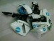 Blanco Azul Moto Plástico Honda CBR 600 RR 05-06