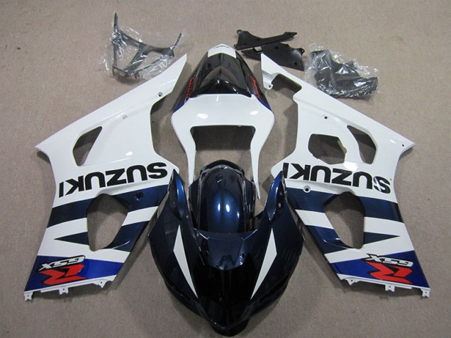 Blanco Azul Negro Calcomanía Carenado Moto Suzuki GSXR 1000 K3 03-04