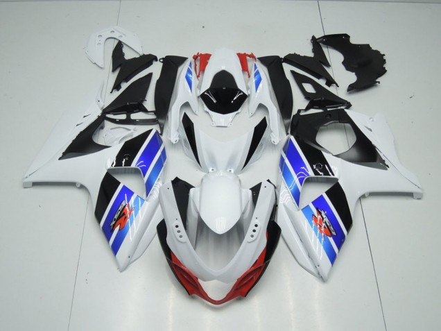 Blanco Azul Negro Carenado Moto Suzuki GSXR 1000 K9 09-16
