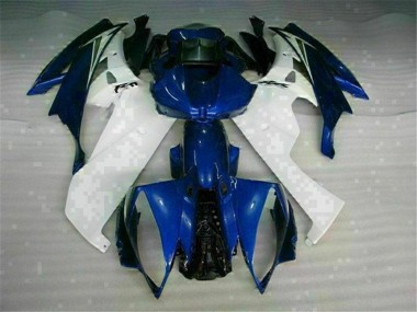 Blanco Azul Plástico Moto Yamaha R6 06-07