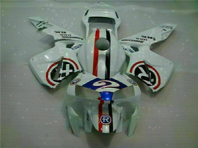 Blanco Azul R 2 Carenado Moto Honda CBR 600 RR 03-04 Blanco Azul R 2 Carenado Moto Honda CBR 600 RR 03-04