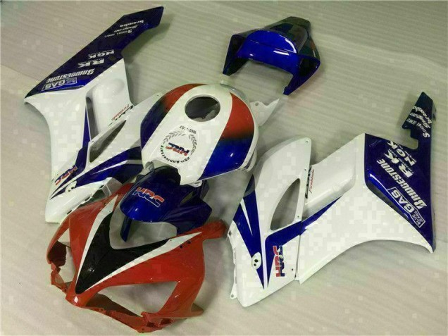 Blanco Azul Rojo Carenado Moto Honda CBR 1000 RR 04-05 Blanco Azul Rojo Carenado Moto Honda CBR 1000 RR 04-05