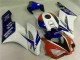 Blanco Azul Rojo Carenado Moto Honda CBR 1000 RR 04-05 Blanco Azul Rojo Carenado Moto Honda CBR 1000 RR 04-05