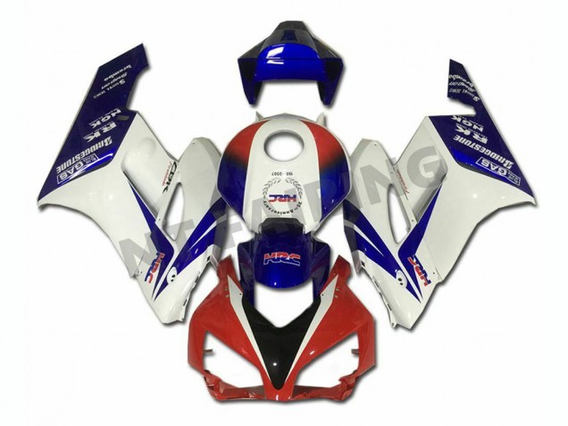 Blanco Azul Rojo Carenado Moto Honda CBR 1000 RR 04-05 Blanco Azul Rojo Carenado Moto Honda CBR 1000 RR 04-05