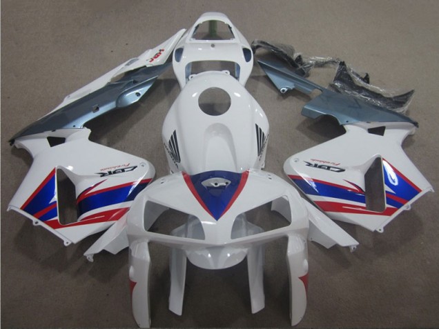 Blanco Azul Rojo Carenado Moto Honda CBR 600 RR 05-06 Blanco Azul Rojo Carenado Moto Honda CBR 600 RR 05-06