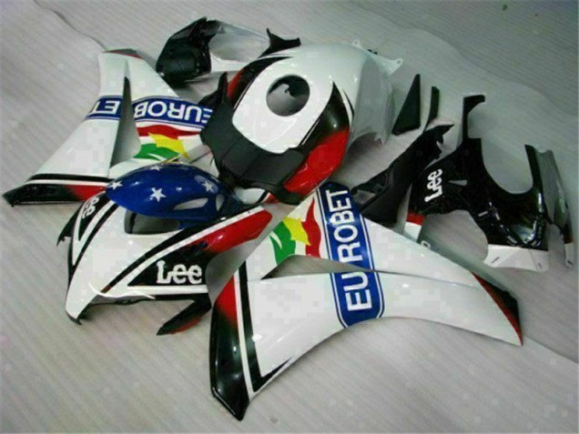 Blanco Azul Rojo Eurobet Lee Carenado Moto Honda CBR 1000 RR 08-11 Blanco Azul Rojo Eurobet Lee Carenado Moto Honda CBR 1000 RR 08-11