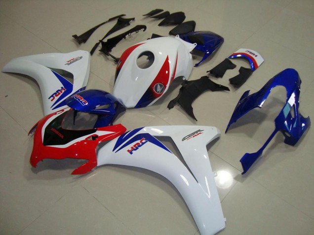 Blanco Azul Rojo HRC Kit Completo Carenado Moto Honda CBR 1000 RR 08-11 Blanco Azul Rojo HRC Kit Completo Carenado Moto Honda CBR 1000 RR 08-11