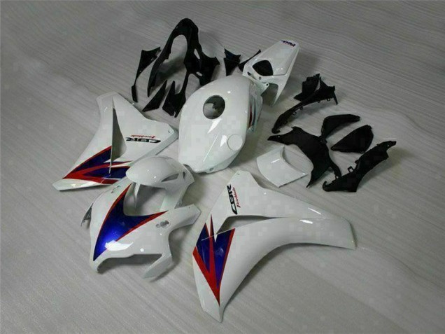 Blanco Azul Rojo Kit Carenado ABS Completo Honda CBR 1000 RR 08-11 Blanco Azul Rojo Kit Carenado ABS Completo Honda CBR 1000 RR 08-11