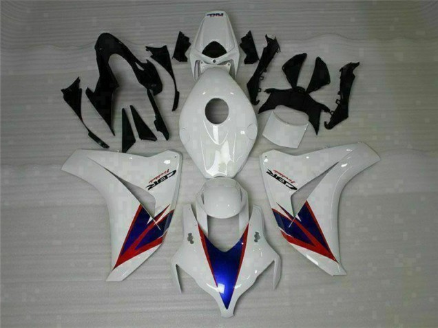Blanco Azul Rojo Kit Carenado ABS Completo Honda CBR 1000 RR 08-11 Blanco Azul Rojo Kit Carenado ABS Completo Honda CBR 1000 RR 08-11