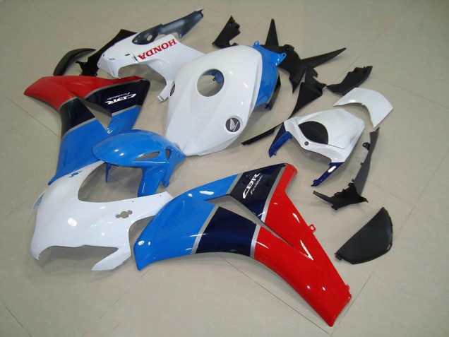 Blanco Azul Rojo Kit Carenado Moto Honda CBR 1000 RR 08-11 Blanco Azul Rojo Kit Carenado Moto Honda CBR 1000 RR 08-11