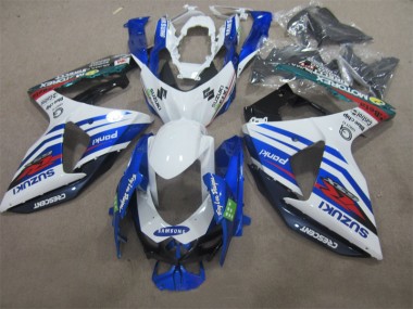 Blanco Azul Samsung Carenado Moto Suzuki GSXR 1000 K9 09-16