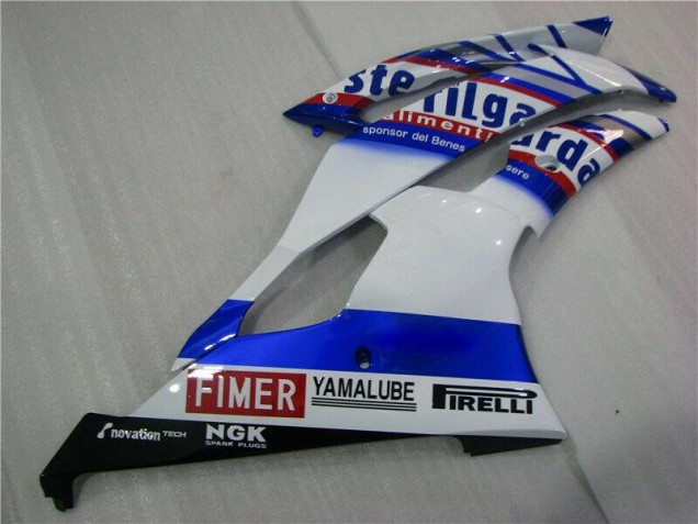 Blanco Azul Sterilgarda Volvo Carenado Moto Yamaha R6 08-16 Blanco Azul Sterilgarda Volvo Carenado Moto Yamaha R6 08-16