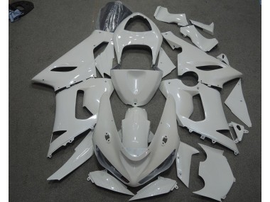Blanco Carenado Moto Kawasaki ZX6R 05-06