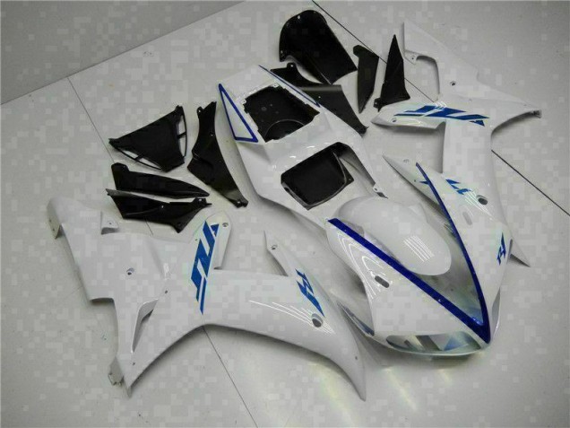 Blanco Carenado & Plástico Moto Yamaha R1 02-03
