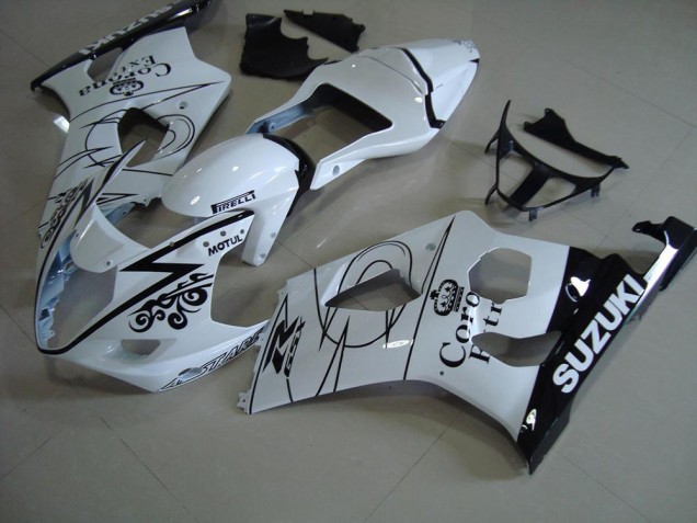 Blanco Corona Carenado Moto Suzuki GSXR 1000 K3 03-04 Blanco Corona Carenado Moto Suzuki GSXR 1000 K3 03-04