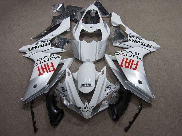 Blanco Fiat Carenado Moto Yamaha R1 07-08 Blanco Fiat Carenado Moto Yamaha R1 07-08