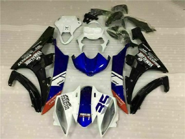 Blanco Kit ABS Carenado Motocicleta Yamaha R6 06-07