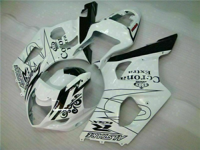 Blanco Kit Carenado Moto Suzuki GSXR 1000 K3 03-04 Blanco Kit Carenado Moto Suzuki GSXR 1000 K3 03-04