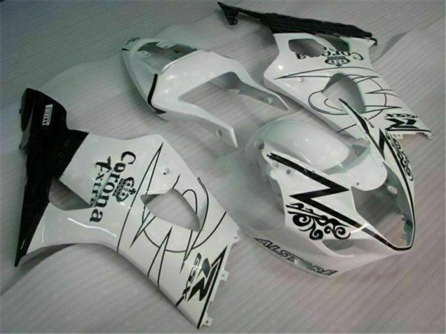 Blanco Kit Completo Carenado Moto Suzuki GSXR 1000 K3 03-04