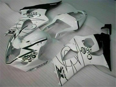 Blanco Kit Completo Carenado Moto Suzuki GSXR 1000 K3 03-04