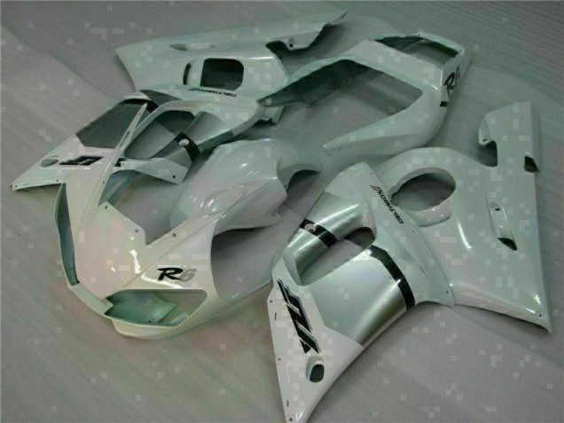 Blanco Kits Completo Carenado Moto Yamaha R6 98-02 Blanco Kits Completo Carenado Moto Yamaha R6 98-02
