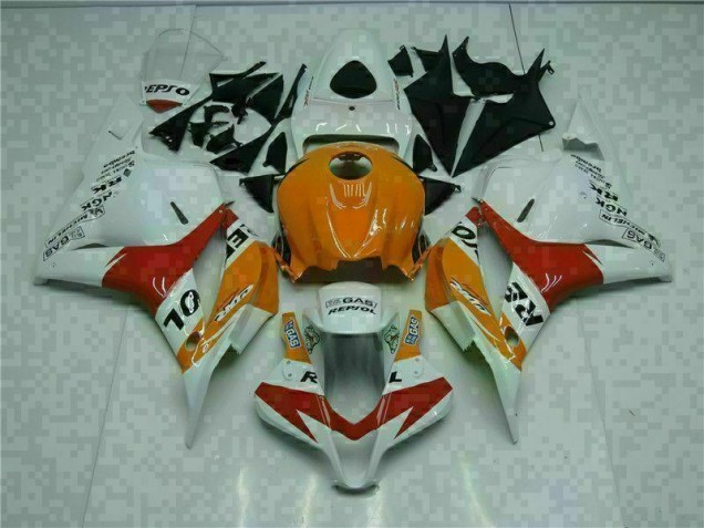 Blanco Naranja Repsol Carenado Moto Honda CBR 600 RR 09-12 Blanco Naranja Repsol Carenado Moto Honda CBR 600 RR 09-12