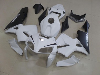 Blanco Negro ABS Moto Plástica Honda CBR 600 RR 05-06