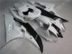 Blanco Negro ABS Moto Plástica Yamaha R6 06-07 Blanco Negro ABS Moto Plástica Yamaha R6 06-07