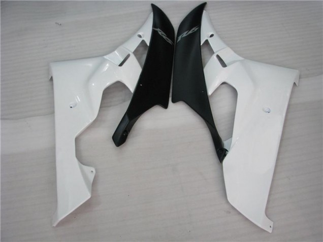 Blanco Negro ABS Moto Plástica Yamaha R6 06-07 Blanco Negro ABS Moto Plástica Yamaha R6 06-07