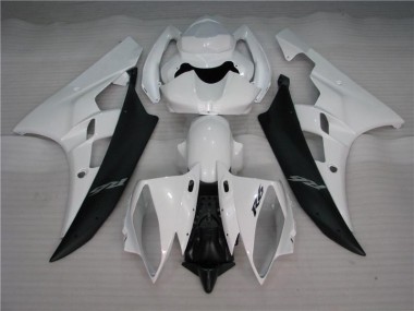 Blanco Negro ABS Moto Plástica Yamaha R6 06-07