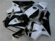 Blanco Negro ABS Moto Plástico Honda CBR 600 RR 05-06 Blanco Negro ABS Moto Plástico Honda CBR 600 RR 05-06