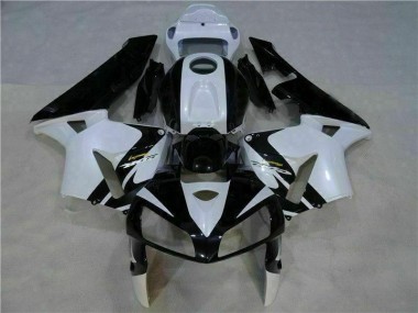 Blanco Negro ABS Moto Plástico Honda CBR 600 RR 05-06