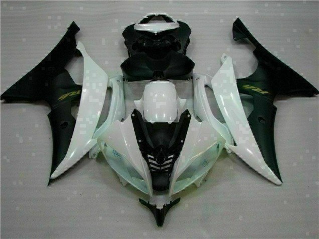 Blanco Negro Carenado Moto & Plástico Yamaha R6 08-16