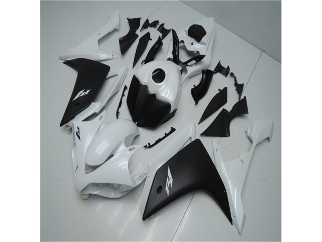 Blanco Negro Carenado Moto Yamaha R1 07-08