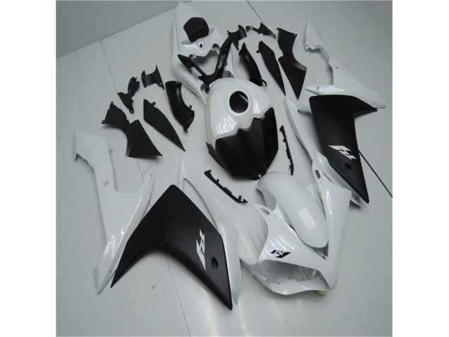 Blanco Negro Carenado Moto Yamaha R1 07-08