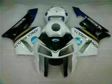 Blanco Negro Carenado & Plástico Moto Honda CBR 600 RR 05-06