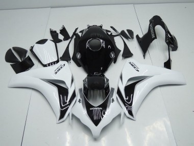 Blanco & Negro Gris Carenado Moto Honda CBR 1000 RR 08-11
