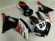 Blanco Negro Inyección Kit Carenado Moto Yamaha R6 08-16