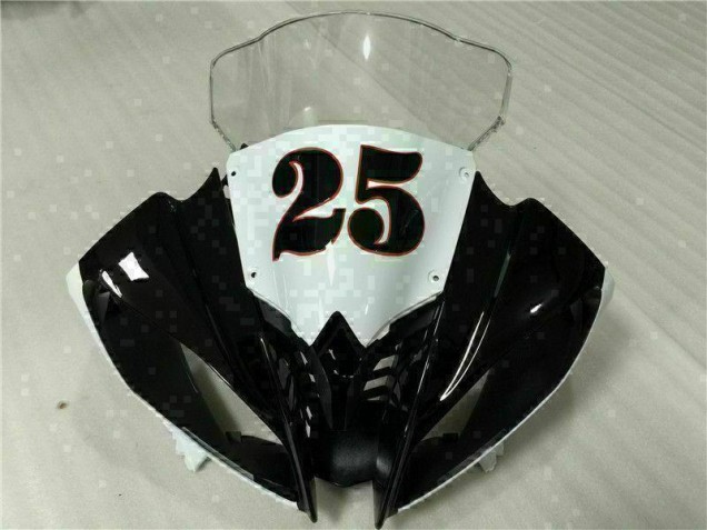 Blanco Negro Inyección Kit Carenado Moto Yamaha R6 08-16