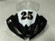 Blanco Negro Inyección Kit Carenado Moto Yamaha R6 08-16