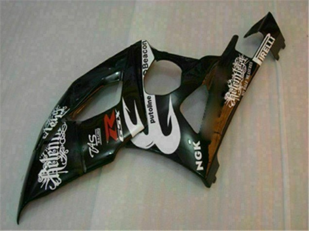 Blanco Negro Kit Carenado Moto Suzuki GSXR 1000 K5 05-06