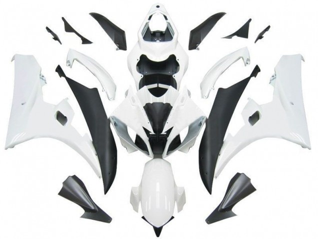 Blanco Negro Kit Carenado Moto Yamaha R6 06-07