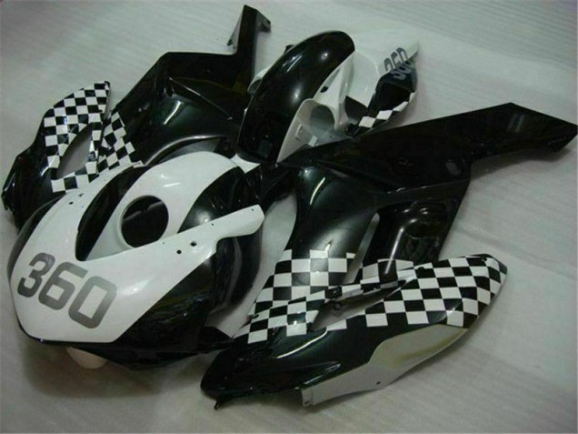 Blanco Negro Kit Completo Carenado Moto Honda CBR 1000 RR 04-05 Blanco Negro Kit Completo Carenado Moto Honda CBR 1000 RR 04-05