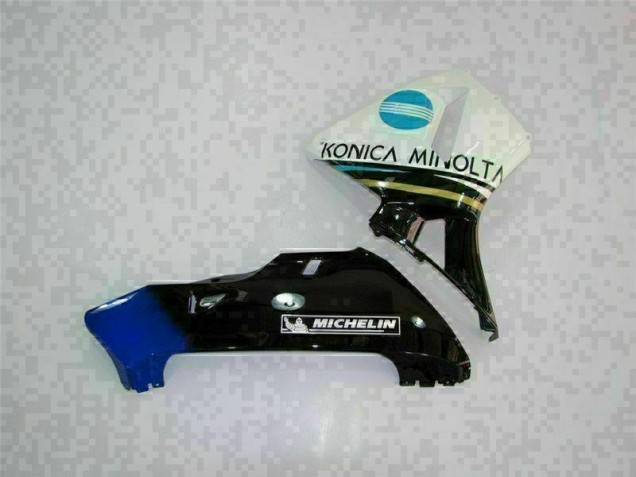 Blanco Negro Kit Completo Carenado Moto Honda CBR 600 RR 03-04 Blanco Negro Kit Completo Carenado Moto Honda CBR 600 RR 03-04