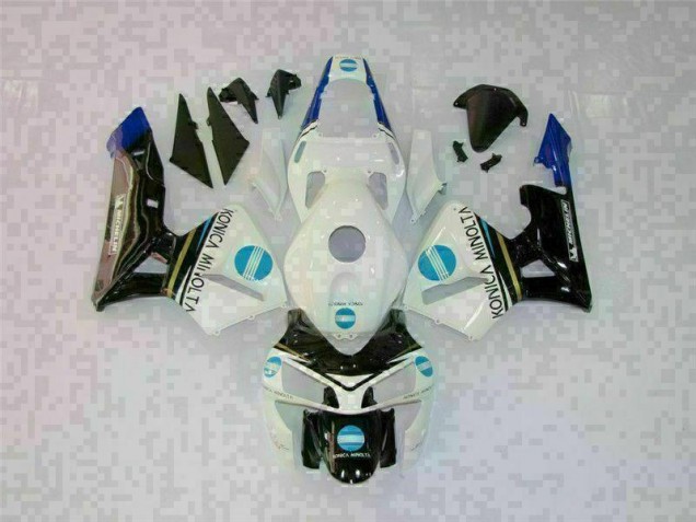 Blanco Negro Kit Completo Carenado Moto Honda CBR 600 RR 03-04 Blanco Negro Kit Completo Carenado Moto Honda CBR 600 RR 03-04