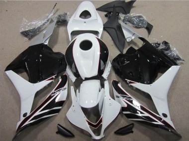 Blanco Negro Kit Completo Carenado Moto Honda CBR 600 RR 09-12