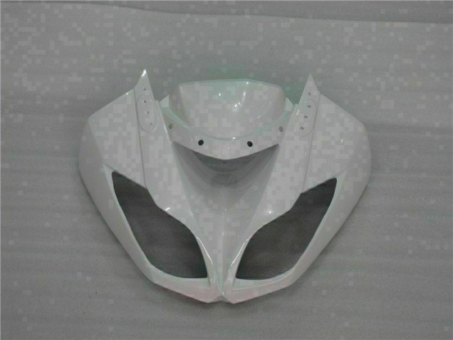 Blanco Negro Kits ABS Carenado Motocicleta Kawasaki ZX6R 09-12