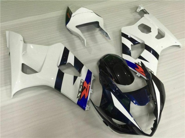 Blanco Negro Kits Carenado Moto Suzuki GSXR 1000 K3 03-04 Blanco Negro Kits Carenado Moto Suzuki GSXR 1000 K3 03-04